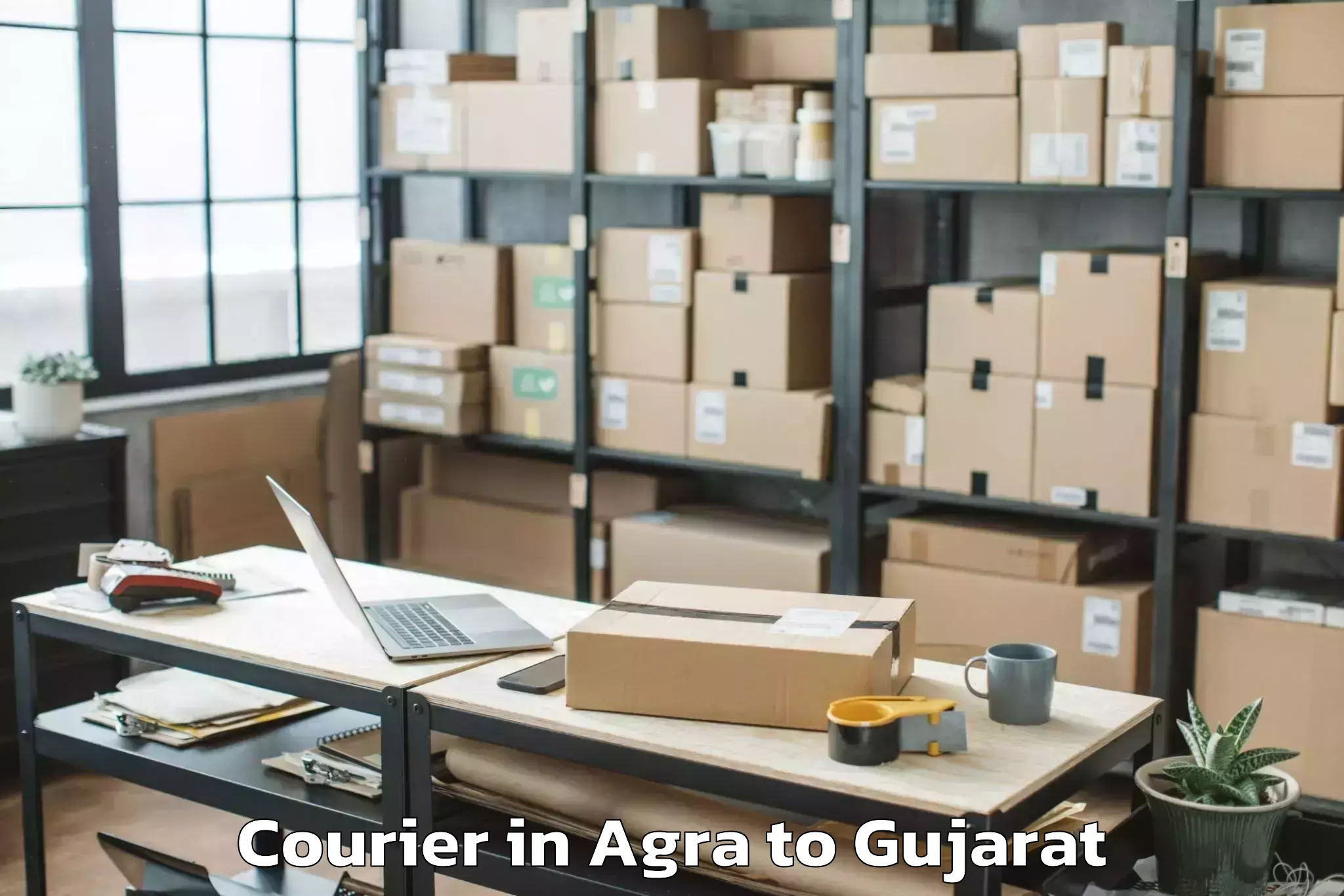 Easy Agra to Amdabad Courier Booking